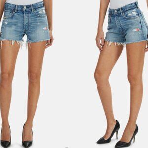 Moussy Vintage MV Calumet Denim Cutoff Shorts Size 25